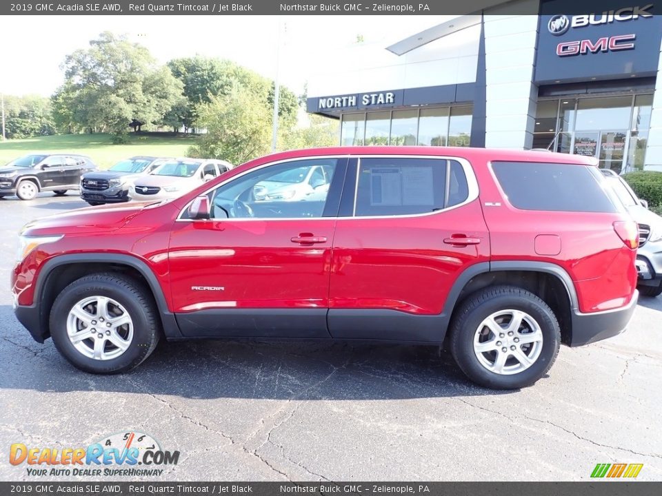 2019 GMC Acadia SLE AWD Red Quartz Tintcoat / Jet Black Photo #2