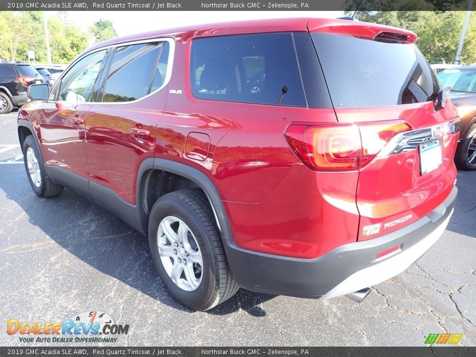 2019 GMC Acadia SLE AWD Red Quartz Tintcoat / Jet Black Photo #3