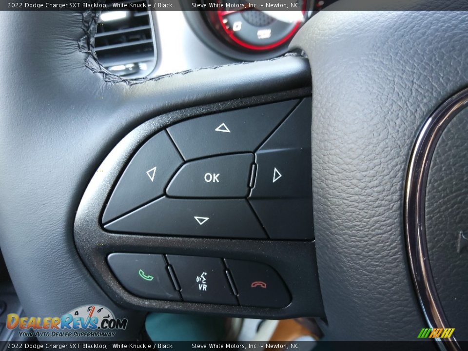 2022 Dodge Charger SXT Blacktop White Knuckle / Black Photo #18