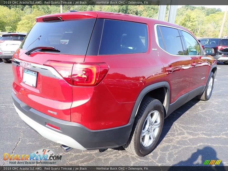 2019 GMC Acadia SLE AWD Red Quartz Tintcoat / Jet Black Photo #6