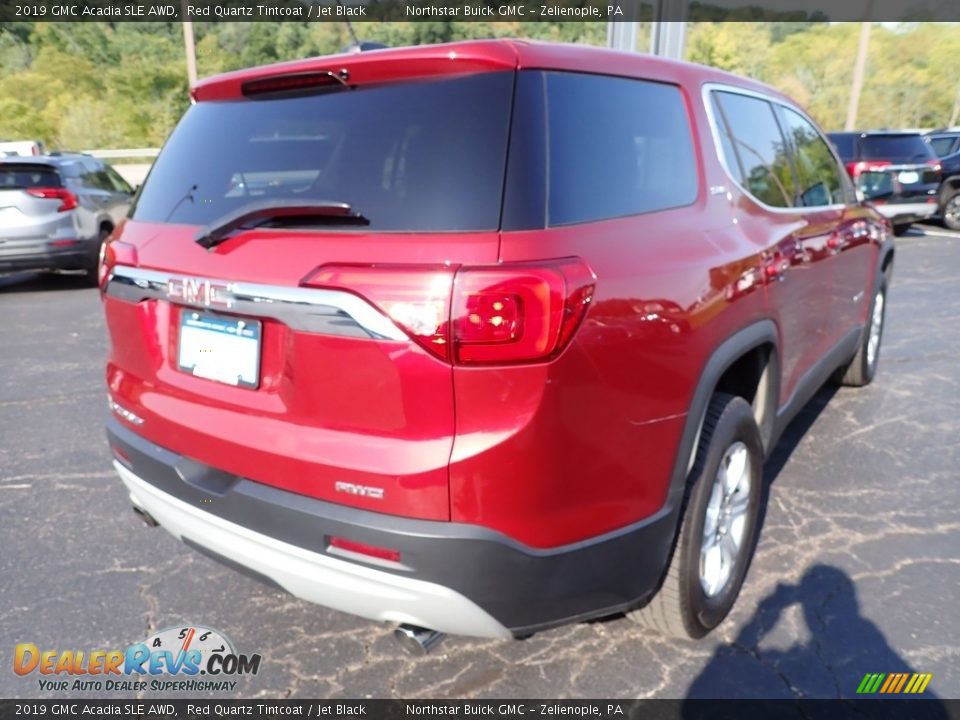 2019 GMC Acadia SLE AWD Red Quartz Tintcoat / Jet Black Photo #7