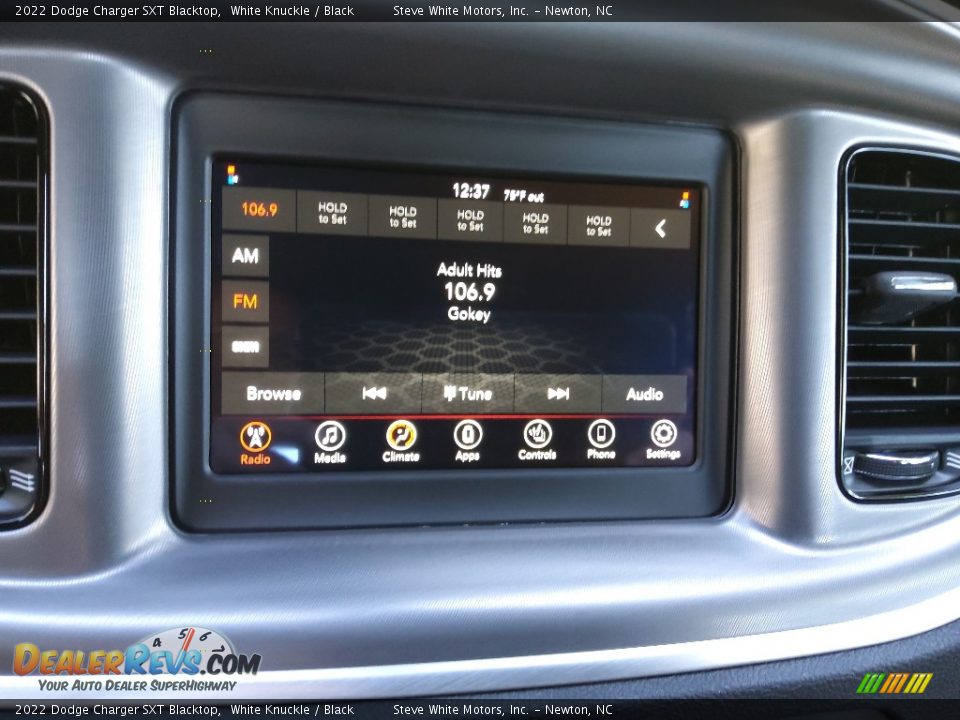 2022 Dodge Charger SXT Blacktop White Knuckle / Black Photo #21