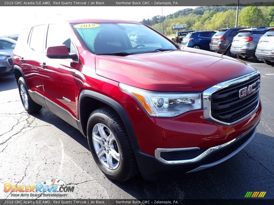 2019 GMC Acadia SLE AWD Red Quartz Tintcoat / Jet Black Photo #9