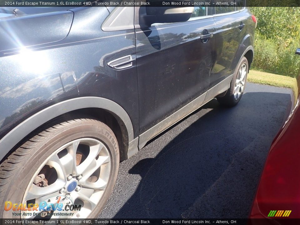 2014 Ford Escape Titanium 1.6L EcoBoost 4WD Tuxedo Black / Charcoal Black Photo #7