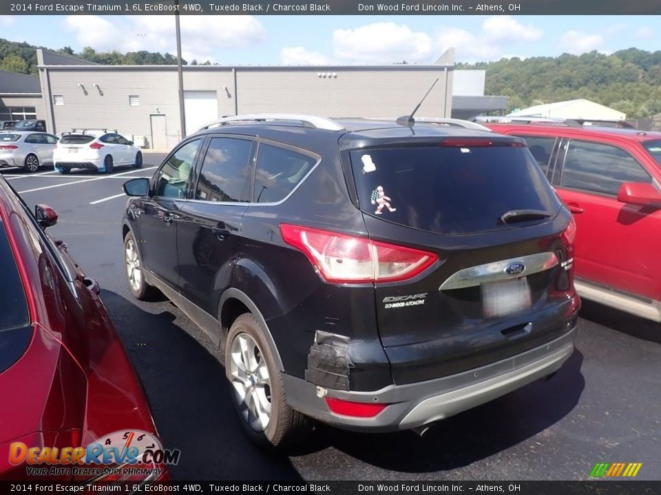 2014 Ford Escape Titanium 1.6L EcoBoost 4WD Tuxedo Black / Charcoal Black Photo #8
