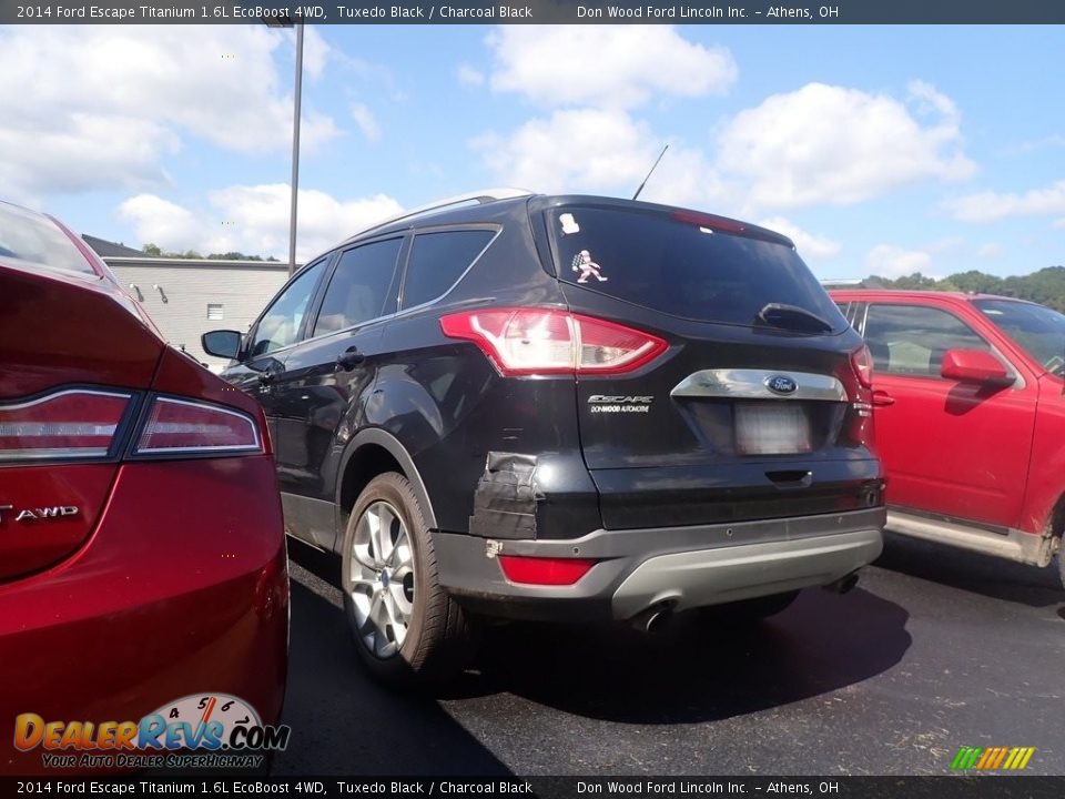 2014 Ford Escape Titanium 1.6L EcoBoost 4WD Tuxedo Black / Charcoal Black Photo #9