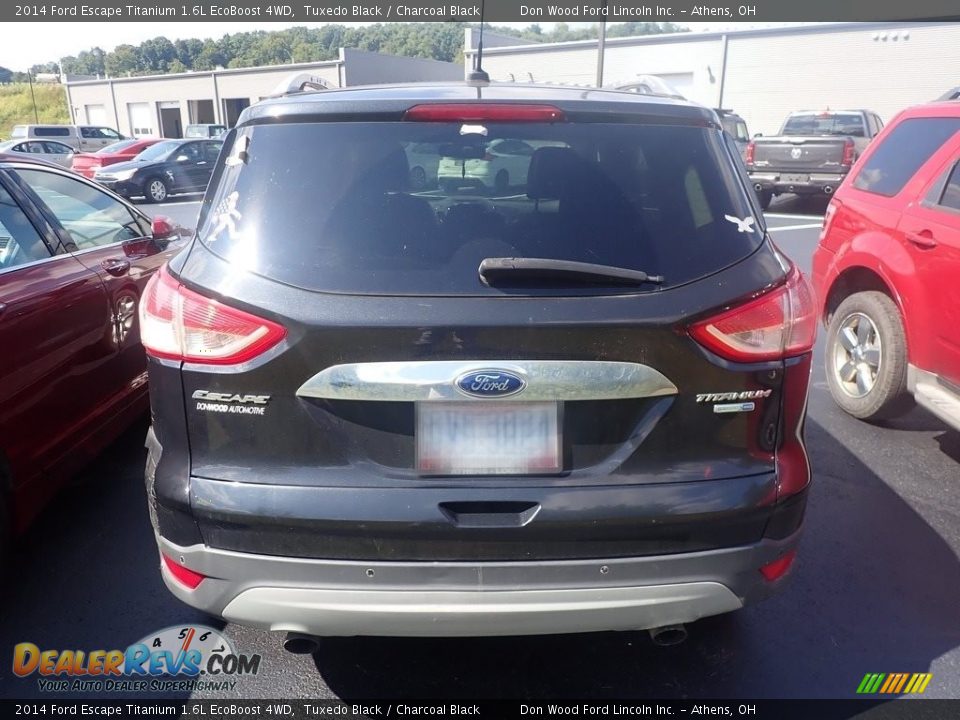 2014 Ford Escape Titanium 1.6L EcoBoost 4WD Tuxedo Black / Charcoal Black Photo #10