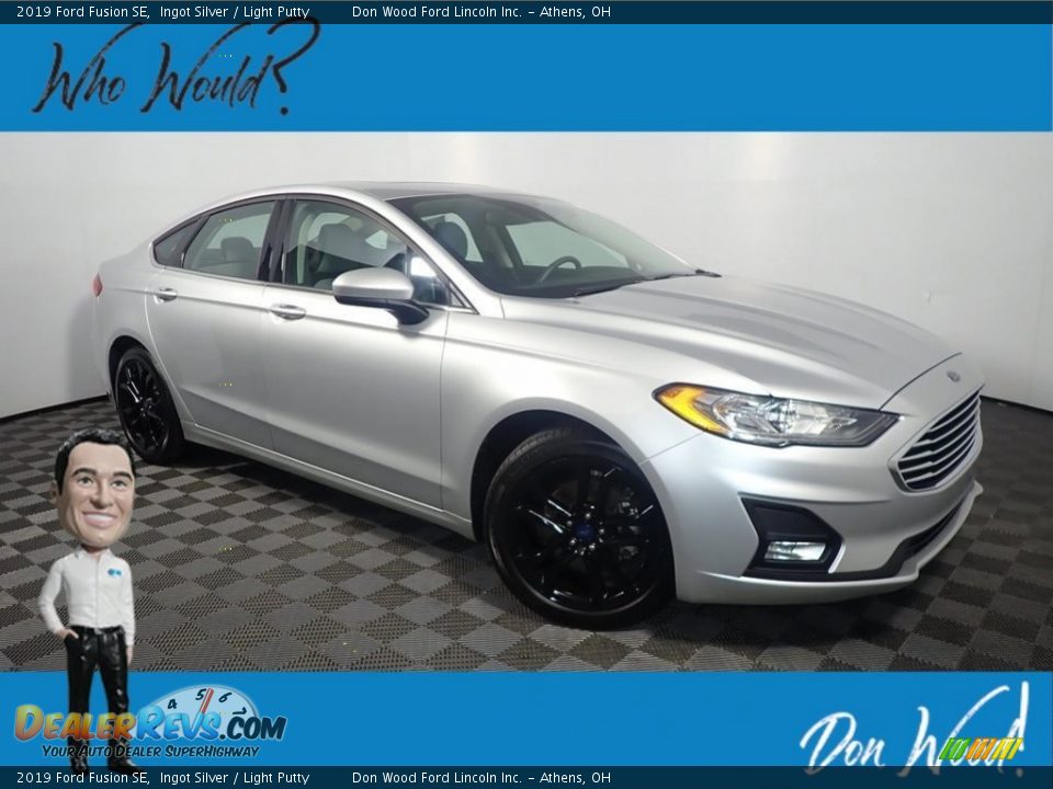 2019 Ford Fusion SE Ingot Silver / Light Putty Photo #1