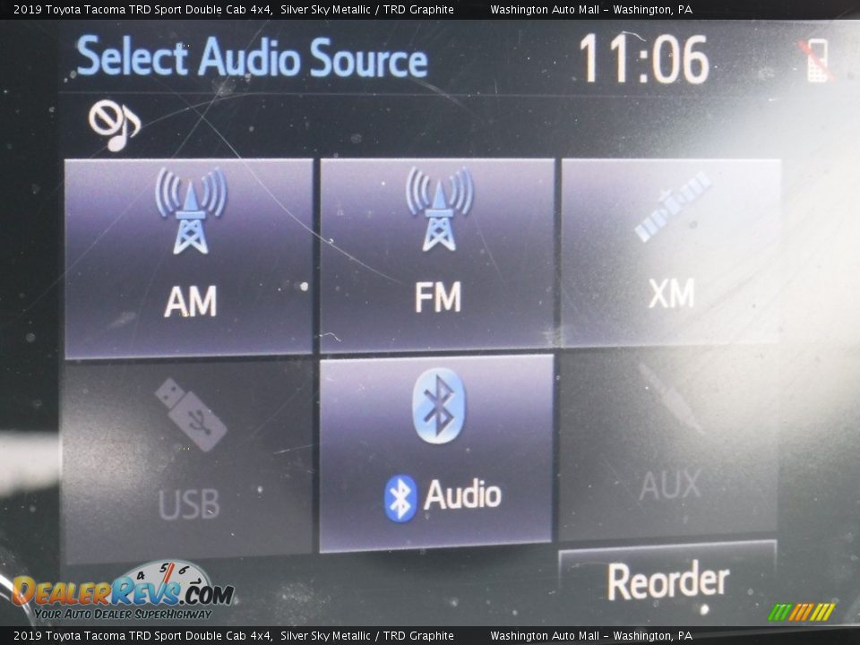 2019 Toyota Tacoma TRD Sport Double Cab 4x4 Silver Sky Metallic / TRD Graphite Photo #5