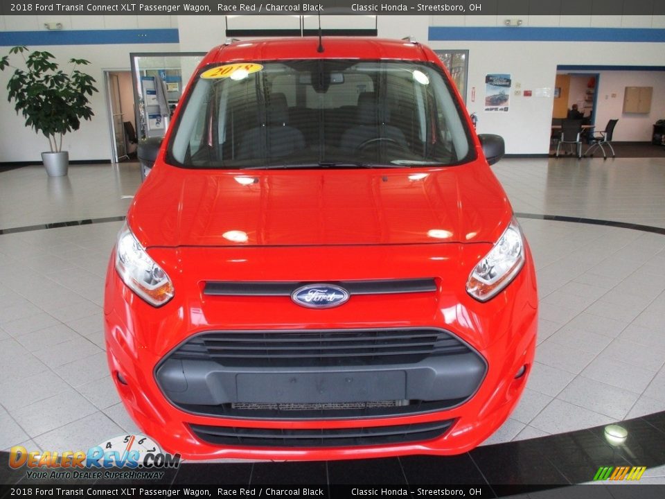 2018 Ford Transit Connect XLT Passenger Wagon Race Red / Charcoal Black Photo #2