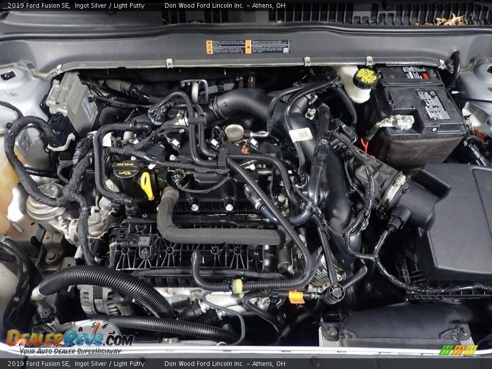 2019 Ford Fusion SE Ingot Silver / Light Putty Photo #9