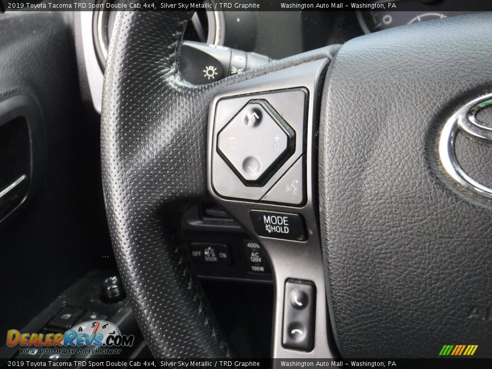 2019 Toyota Tacoma TRD Sport Double Cab 4x4 Silver Sky Metallic / TRD Graphite Photo #8