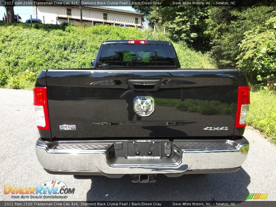 2022 Ram 2500 Tradesman Crew Cab 4x4 Diamond Black Crystal Pearl / Black/Diesel Gray Photo #7