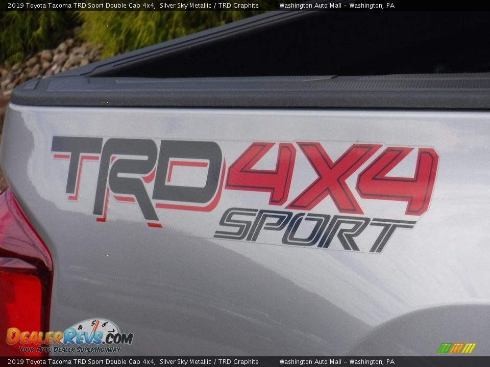 2019 Toyota Tacoma TRD Sport Double Cab 4x4 Silver Sky Metallic / TRD Graphite Photo #11