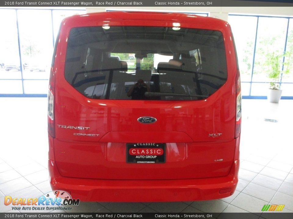 2018 Ford Transit Connect XLT Passenger Wagon Race Red / Charcoal Black Photo #8