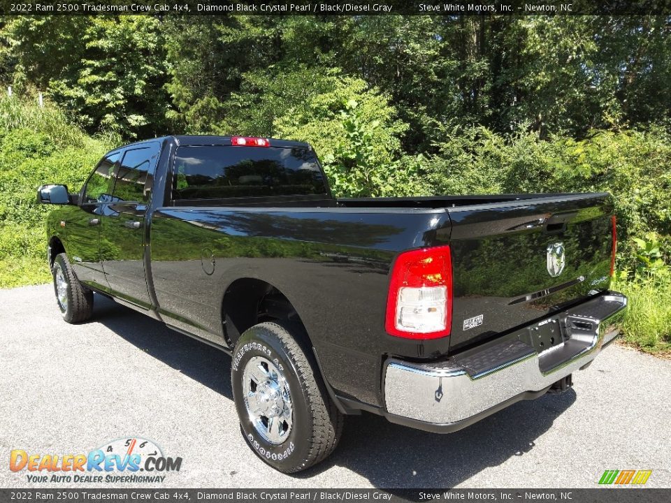 2022 Ram 2500 Tradesman Crew Cab 4x4 Diamond Black Crystal Pearl / Black/Diesel Gray Photo #9