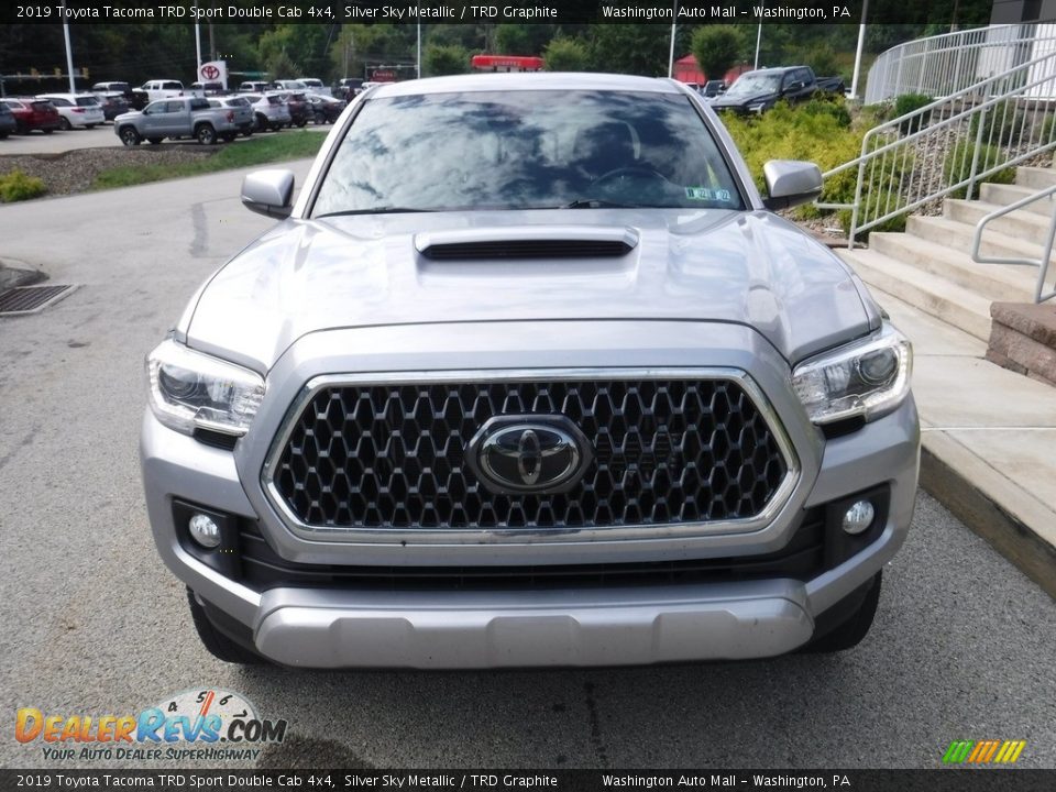 2019 Toyota Tacoma TRD Sport Double Cab 4x4 Silver Sky Metallic / TRD Graphite Photo #12