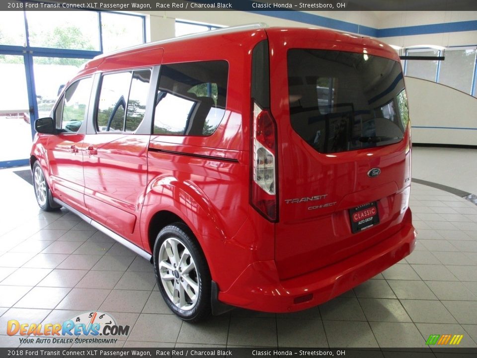 2018 Ford Transit Connect XLT Passenger Wagon Race Red / Charcoal Black Photo #10