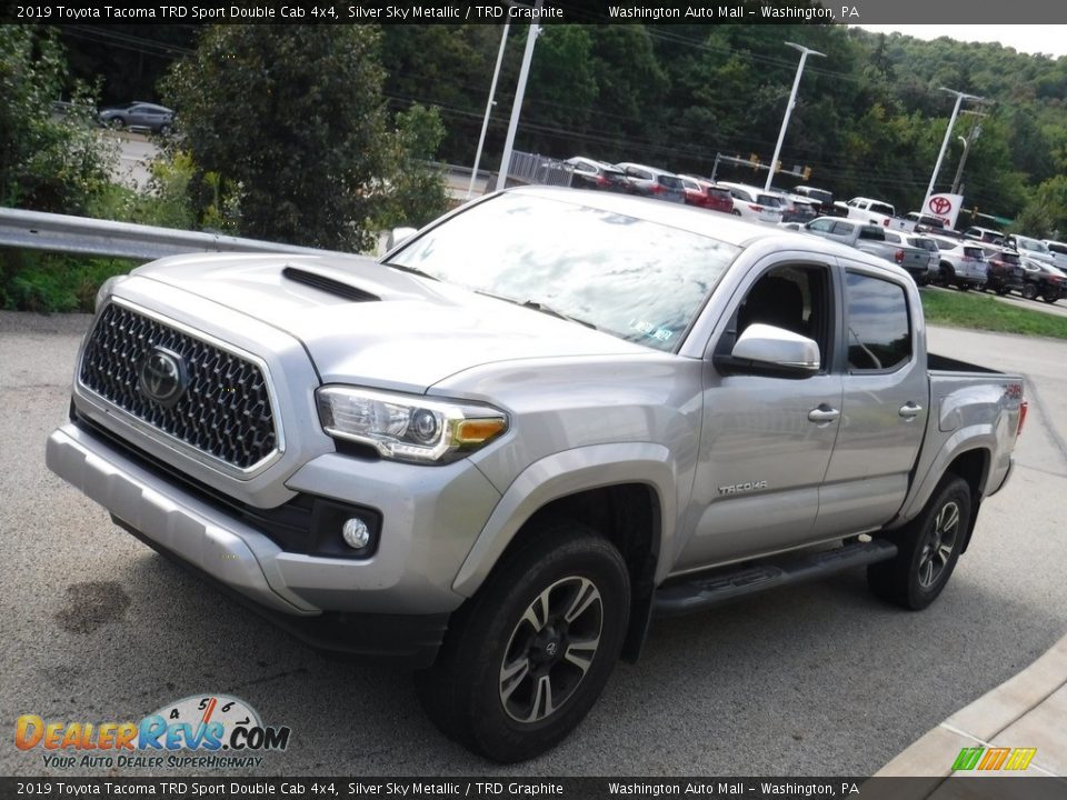 2019 Toyota Tacoma TRD Sport Double Cab 4x4 Silver Sky Metallic / TRD Graphite Photo #13