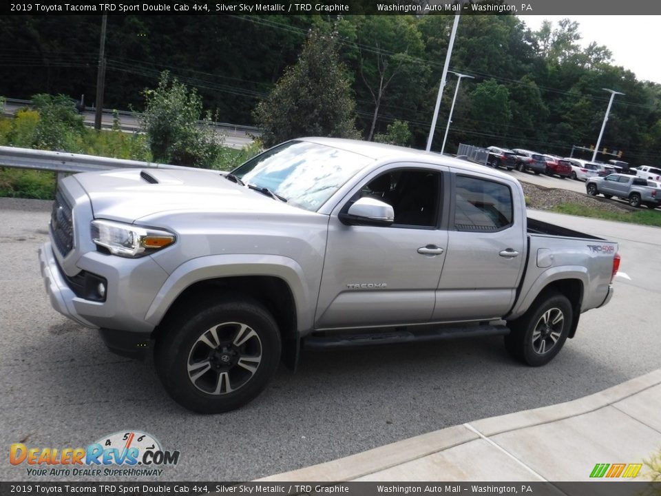 2019 Toyota Tacoma TRD Sport Double Cab 4x4 Silver Sky Metallic / TRD Graphite Photo #14