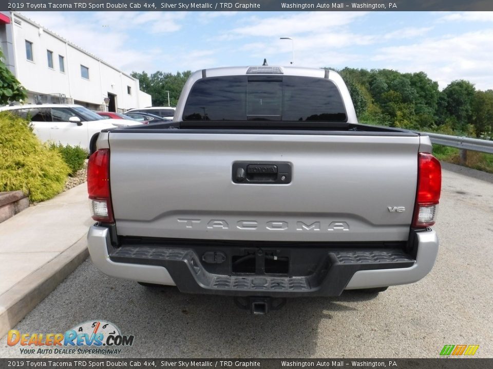 2019 Toyota Tacoma TRD Sport Double Cab 4x4 Silver Sky Metallic / TRD Graphite Photo #16