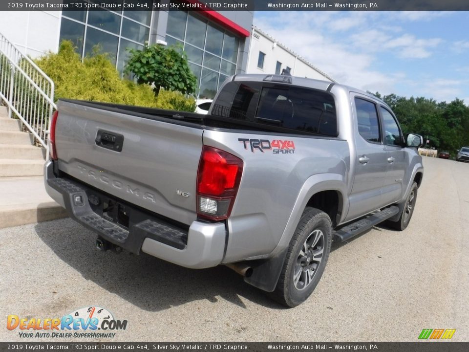2019 Toyota Tacoma TRD Sport Double Cab 4x4 Silver Sky Metallic / TRD Graphite Photo #17