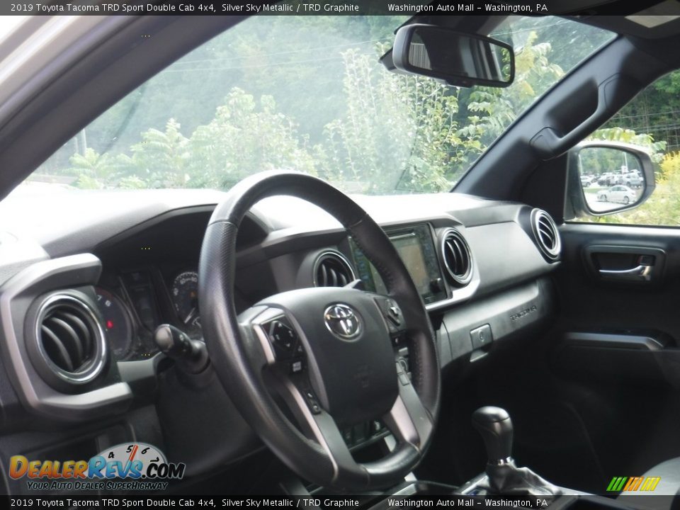 2019 Toyota Tacoma TRD Sport Double Cab 4x4 Silver Sky Metallic / TRD Graphite Photo #22