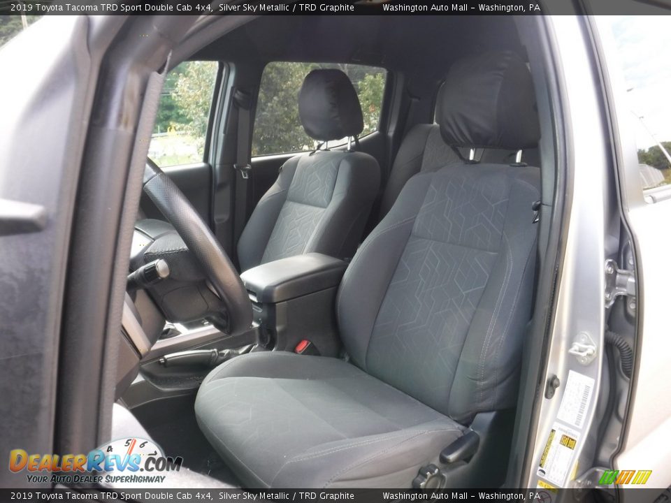 2019 Toyota Tacoma TRD Sport Double Cab 4x4 Silver Sky Metallic / TRD Graphite Photo #23