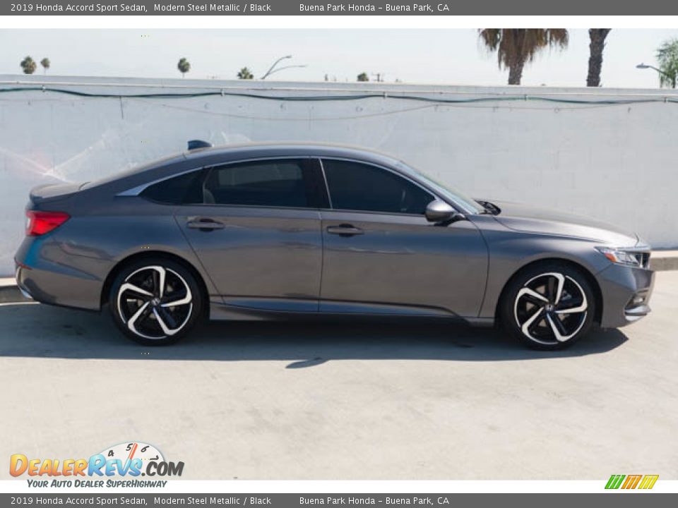 2019 Honda Accord Sport Sedan Modern Steel Metallic / Black Photo #12