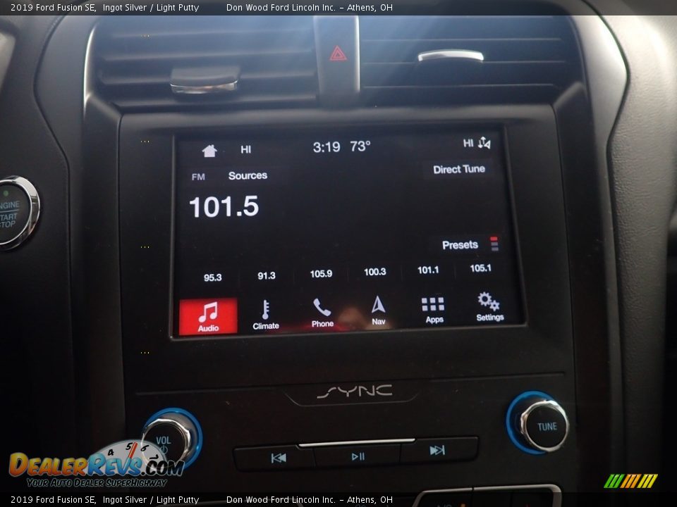 2019 Ford Fusion SE Ingot Silver / Light Putty Photo #29