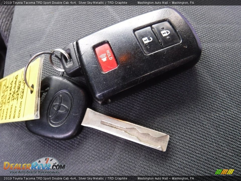 2019 Toyota Tacoma TRD Sport Double Cab 4x4 Silver Sky Metallic / TRD Graphite Photo #27
