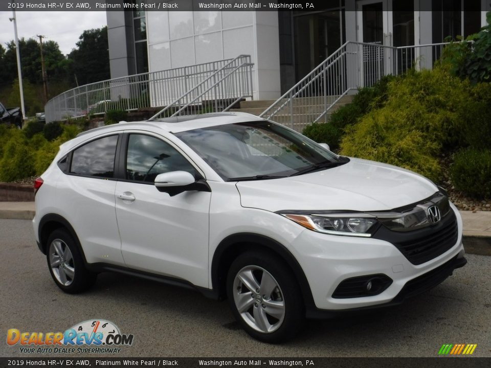 2019 Honda HR-V EX AWD Platinum White Pearl / Black Photo #1