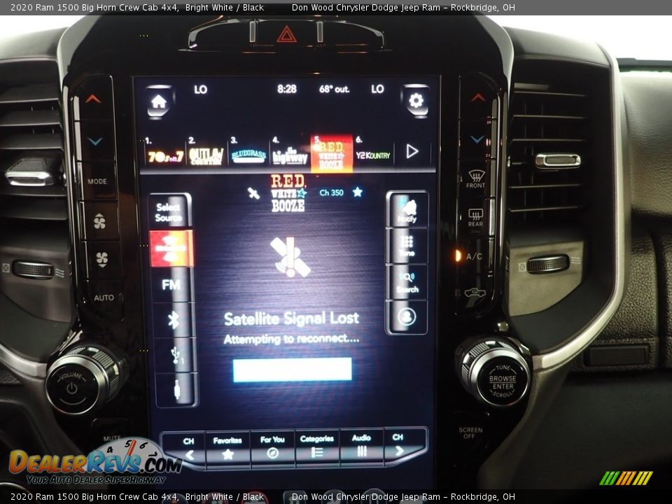 2020 Ram 1500 Big Horn Crew Cab 4x4 Bright White / Black Photo #2