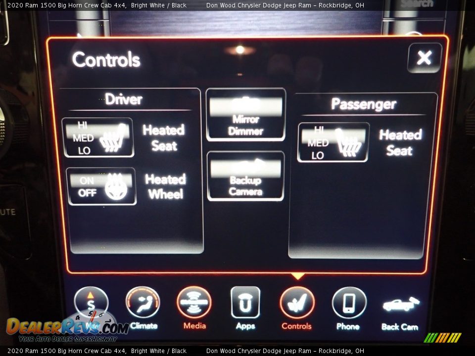 2020 Ram 1500 Big Horn Crew Cab 4x4 Bright White / Black Photo #3