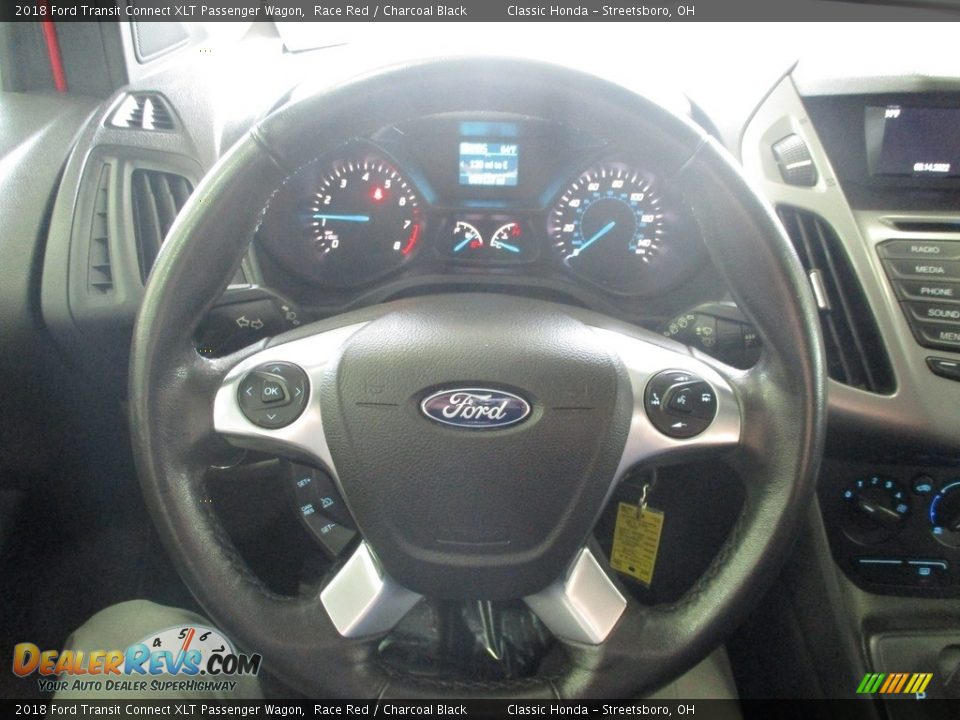 2018 Ford Transit Connect XLT Passenger Wagon Race Red / Charcoal Black Photo #31