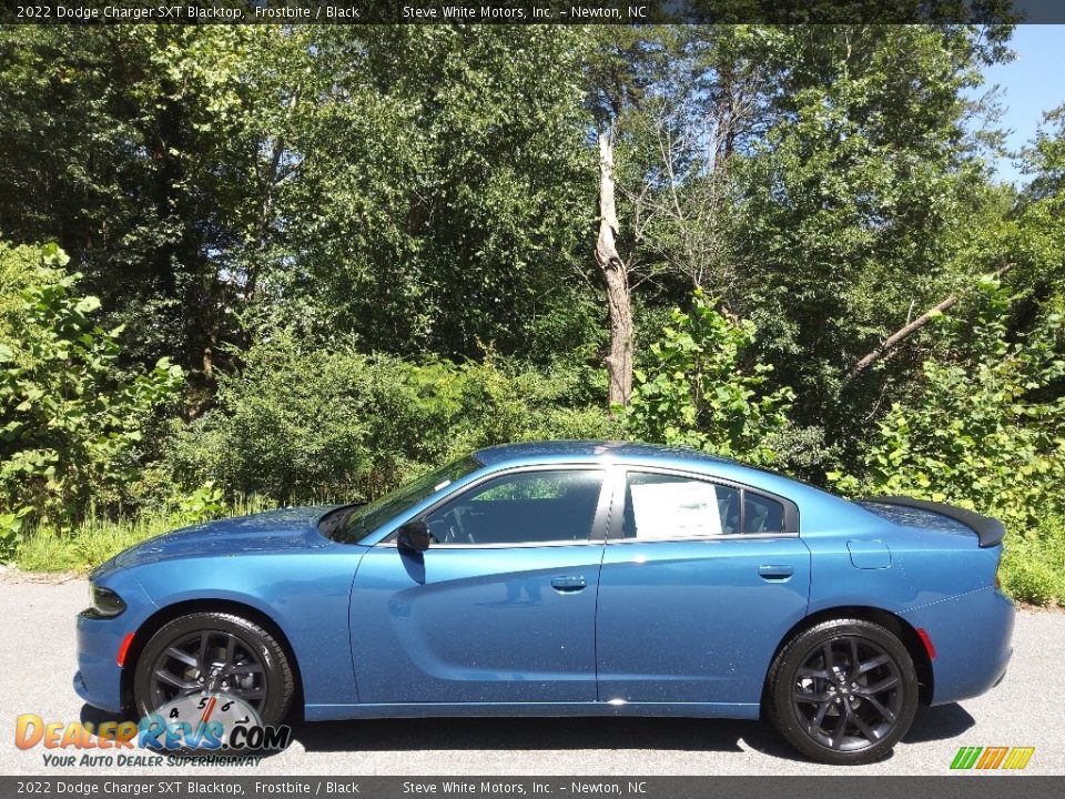 2022 Dodge Charger SXT Blacktop Frostbite / Black Photo #1