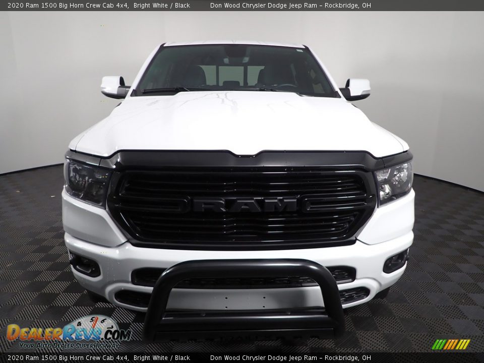 2020 Ram 1500 Big Horn Crew Cab 4x4 Bright White / Black Photo #6