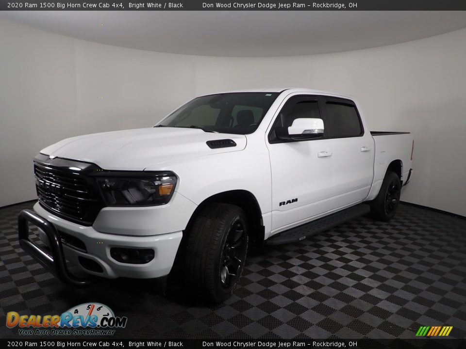 2020 Ram 1500 Big Horn Crew Cab 4x4 Bright White / Black Photo #7
