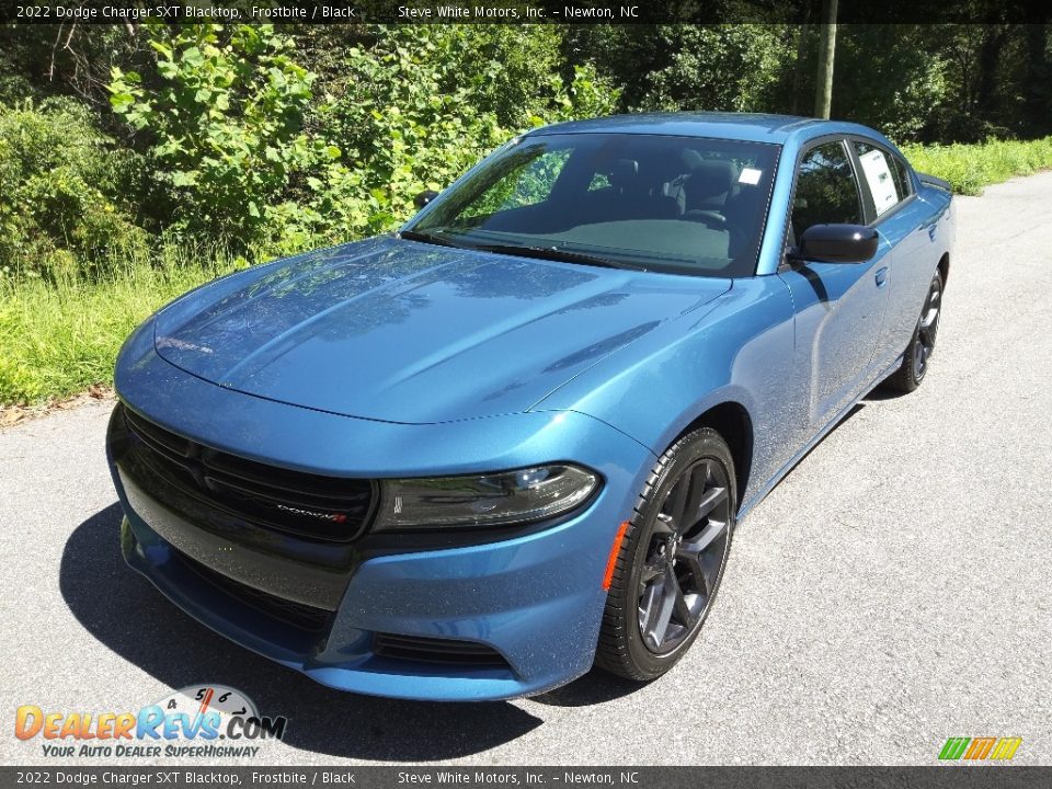 2022 Dodge Charger SXT Blacktop Frostbite / Black Photo #2