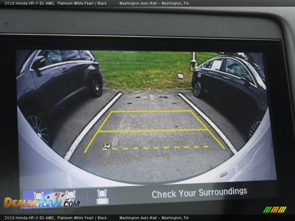 2019 Honda HR-V EX AWD Platinum White Pearl / Black Photo #7