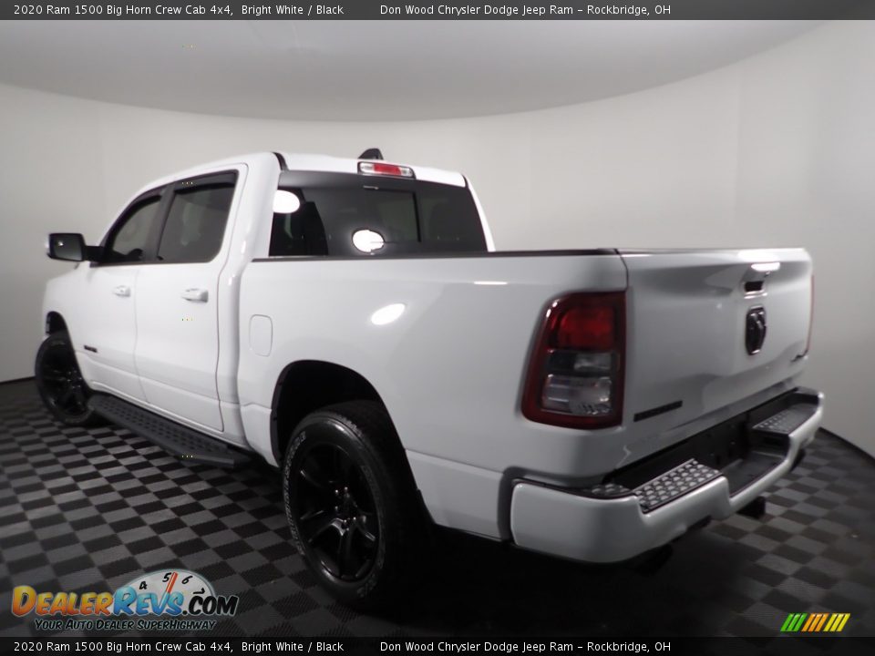 2020 Ram 1500 Big Horn Crew Cab 4x4 Bright White / Black Photo #8