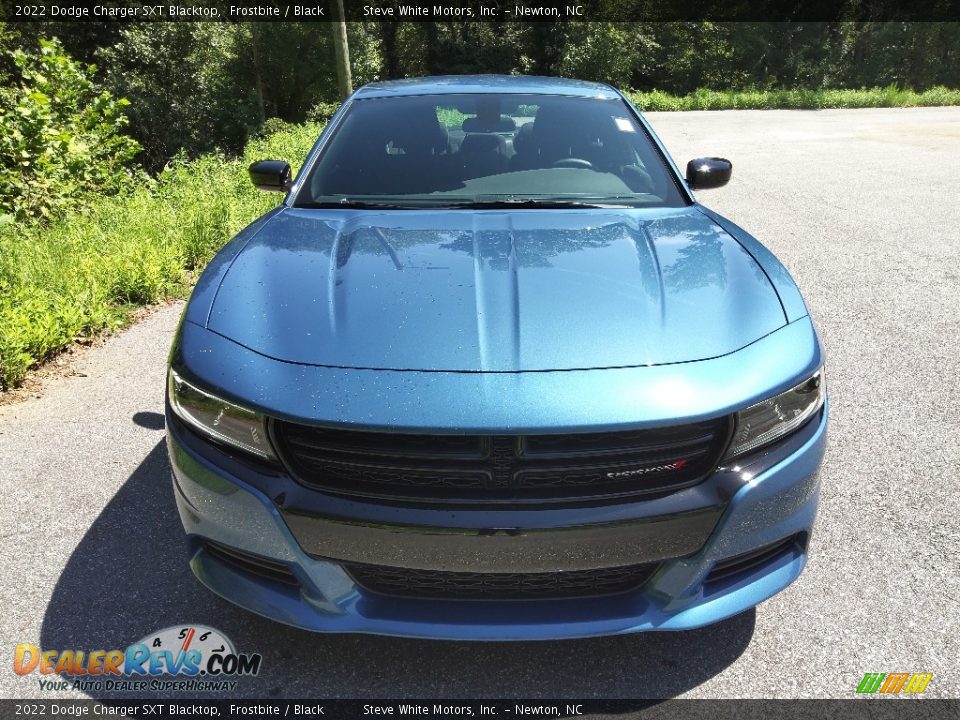 2022 Dodge Charger SXT Blacktop Frostbite / Black Photo #3