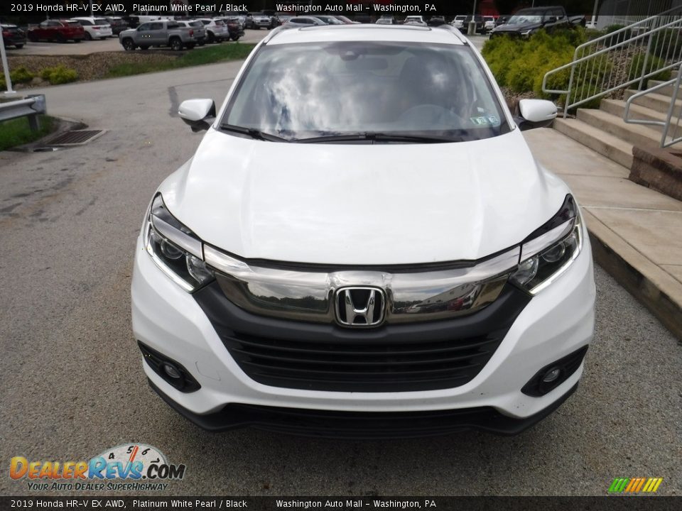 2019 Honda HR-V EX AWD Platinum White Pearl / Black Photo #9