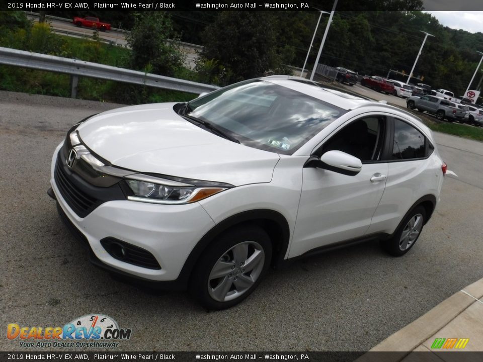 2019 Honda HR-V EX AWD Platinum White Pearl / Black Photo #10