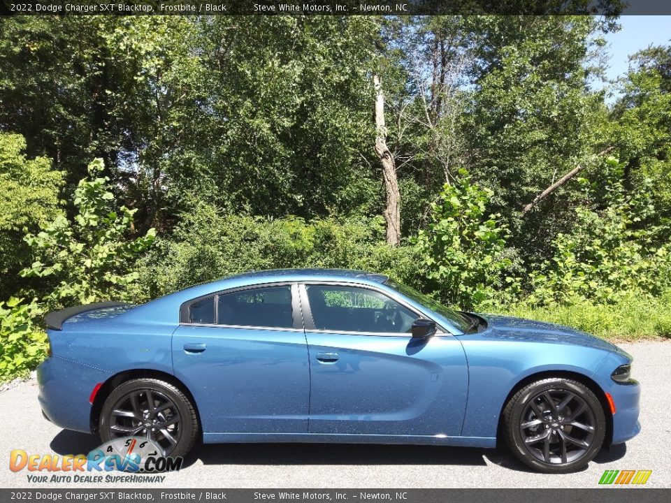 2022 Dodge Charger SXT Blacktop Frostbite / Black Photo #5