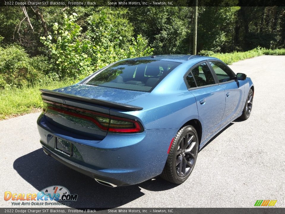 2022 Dodge Charger SXT Blacktop Frostbite / Black Photo #6