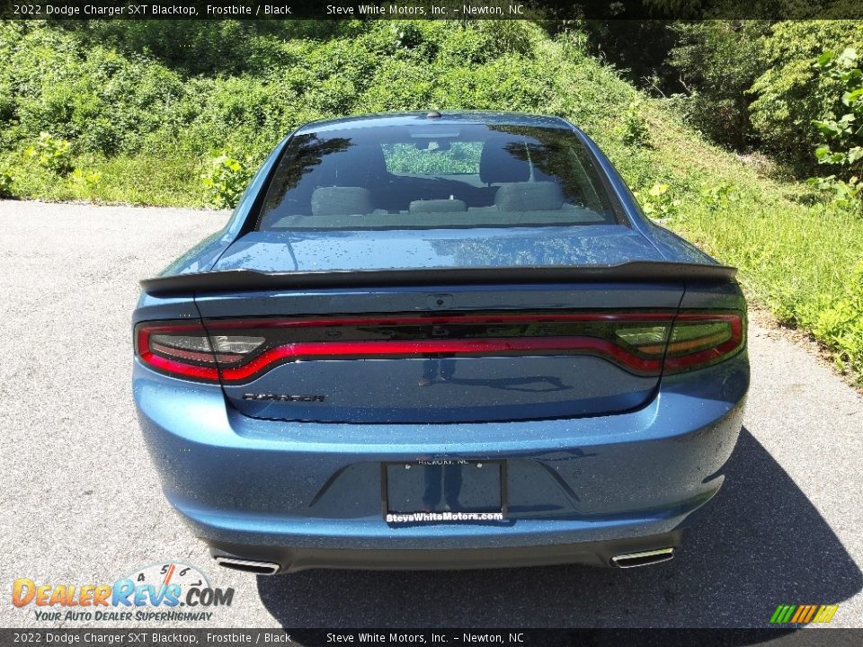 2022 Dodge Charger SXT Blacktop Frostbite / Black Photo #7