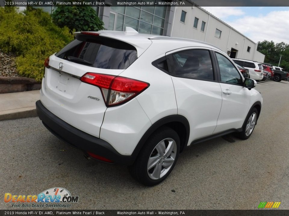 2019 Honda HR-V EX AWD Platinum White Pearl / Black Photo #14