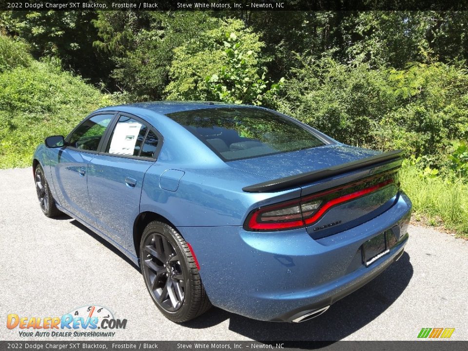 2022 Dodge Charger SXT Blacktop Frostbite / Black Photo #8