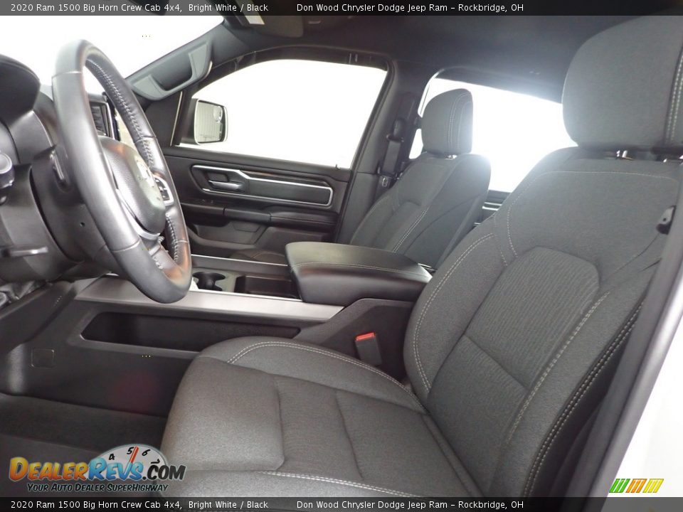 2020 Ram 1500 Big Horn Crew Cab 4x4 Bright White / Black Photo #14
